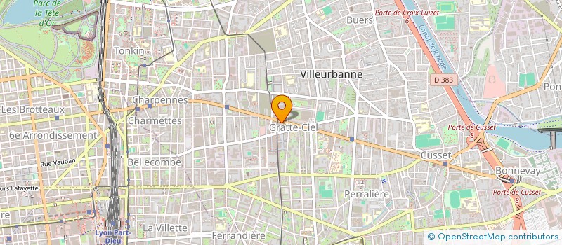 localisation de l'entreprise SCI SYLMY  VILLEURBANNE