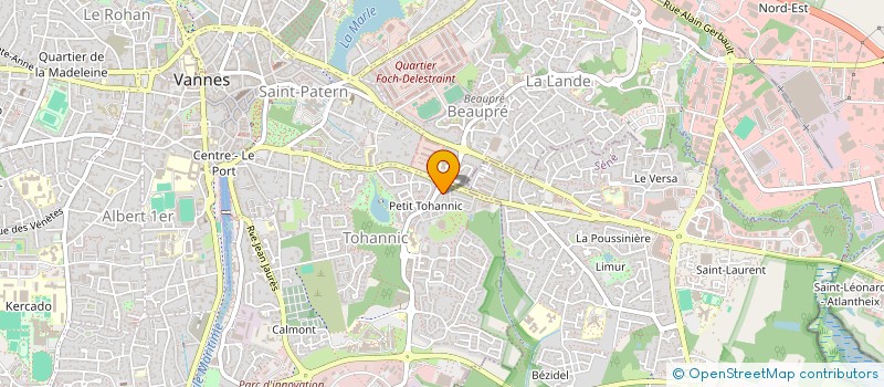 localisation de l'entreprise SCI SYLNIAM à VANNES