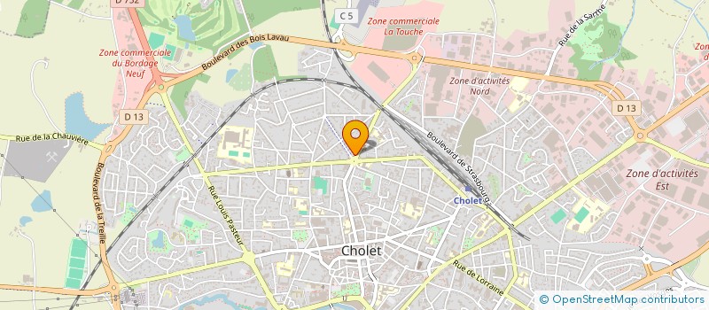 localisation de l'entreprise SCI SYLOLI à CHOLET