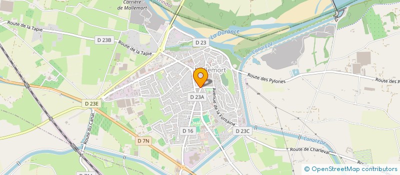localisation de l'entreprise SCI SYLPAS à MALLEMORT