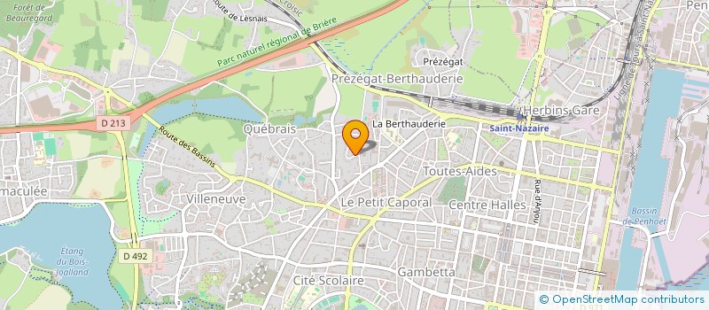 localisation de l'entreprise SCI SYLPHI  SAINT-NAZAIRE