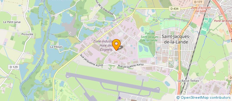 localisation de l'entreprise SCI SYLPHID à SAINT-JACQUES-DE-LA-LANDE