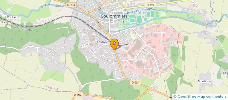 localisation de l'entreprise SCI SYLPHIDE à COULOMMIERS