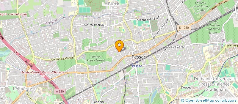 localisation de l'entreprise SCI SYLPHITHO  PESSAC