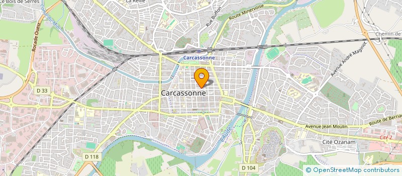 localisation de l'entreprise SCI SYLPI à CARCASSONNE