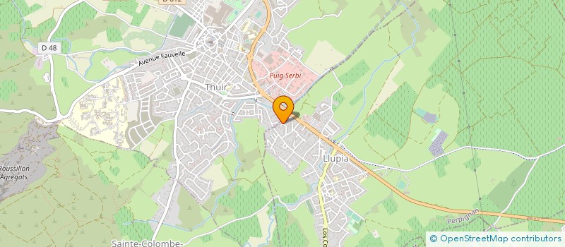 localisation de l'entreprise SCI SYLQUENAL  VILLEMOLAQUE