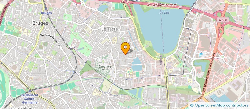 localisation de l'entreprise SCI SYLRIC  BRUGES