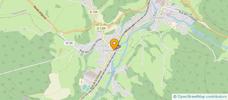 localisation de l'entreprise SCI SYLUTH  CHENIMENIL