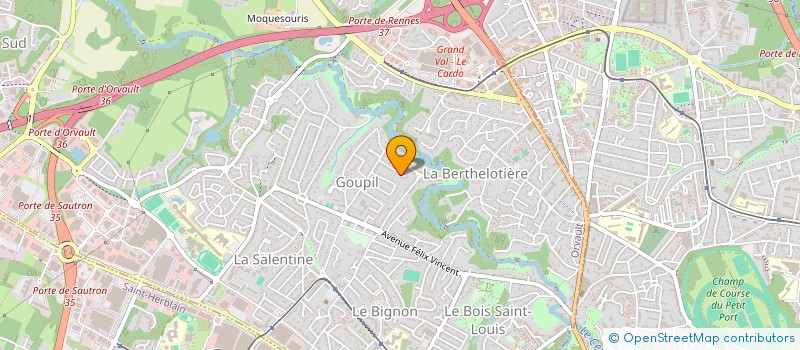 localisation de l'entreprise SCI SYLV 1 à ORVAULT