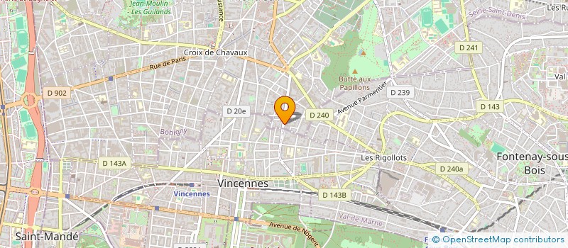 localisation de l'entreprise SCI SYLVA  BOREST