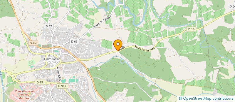 localisation de l'entreprise SCI SYLVABELLE 1  LAMBESC