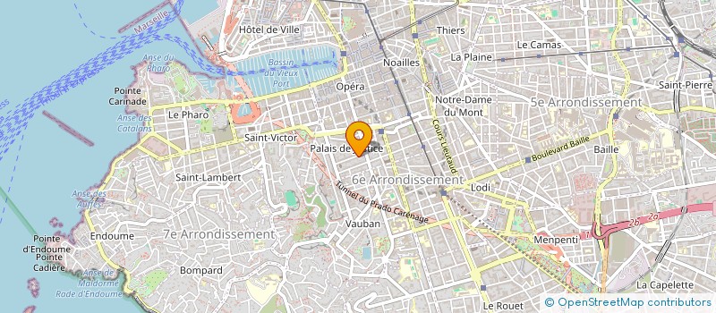localisation de l'entreprise SCI SYLVABELLE à MARSEILLE