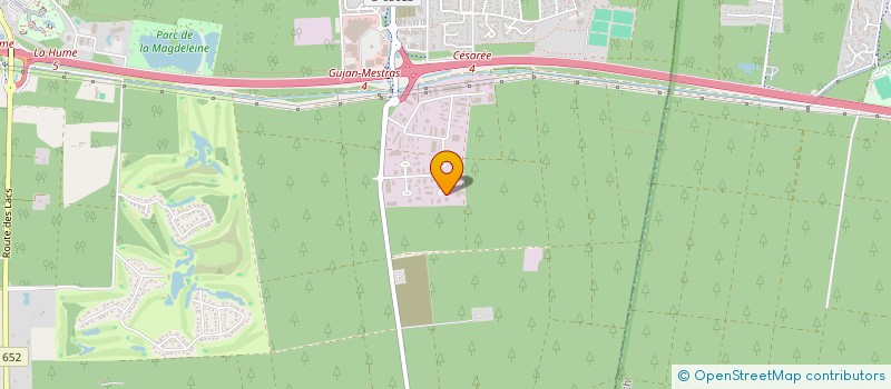 localisation de l'entreprise SCI SYLVABELLE  GUJAN-MESTRAS