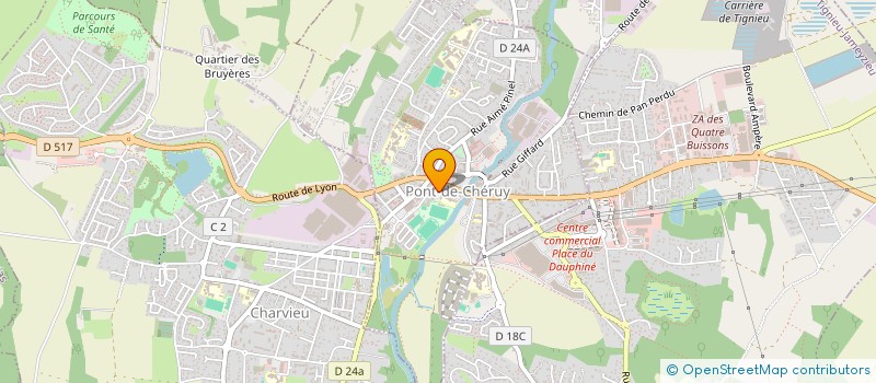 localisation de l'entreprise SCI SYLVADEL  PONT-DE-CHERUY