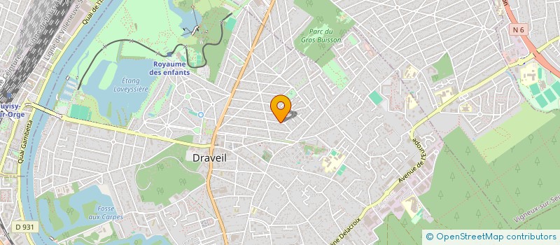 localisation de l'entreprise SCI SYLVADO à DRAVEIL