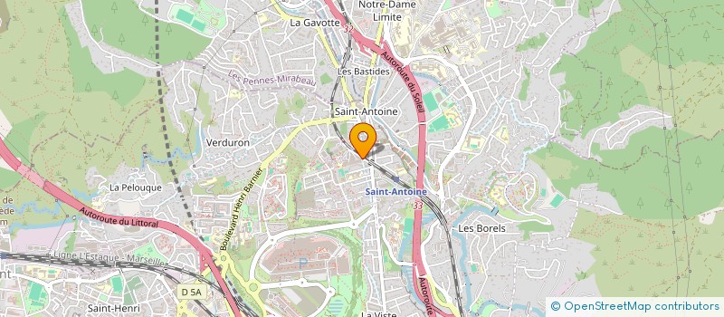 localisation de l'entreprise SCI SYLVAIN à MARSEILLE
