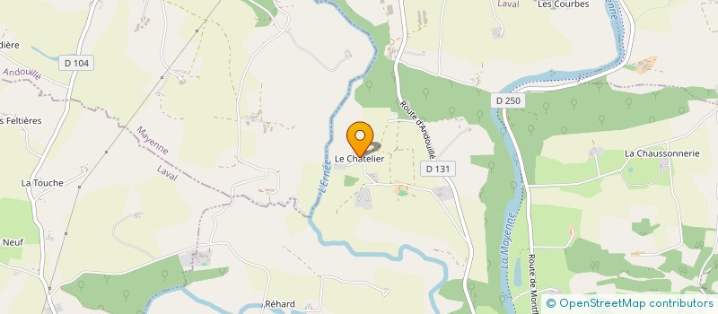 localisation de l'entreprise SCI SYLVAIN CHESNEL  SAINT-JEAN-SUR-MAYENNE