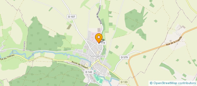 localisation de l'entreprise SCI SYLVAIN LOUISE CUYER INVESTISSEMENT  SONGEONS