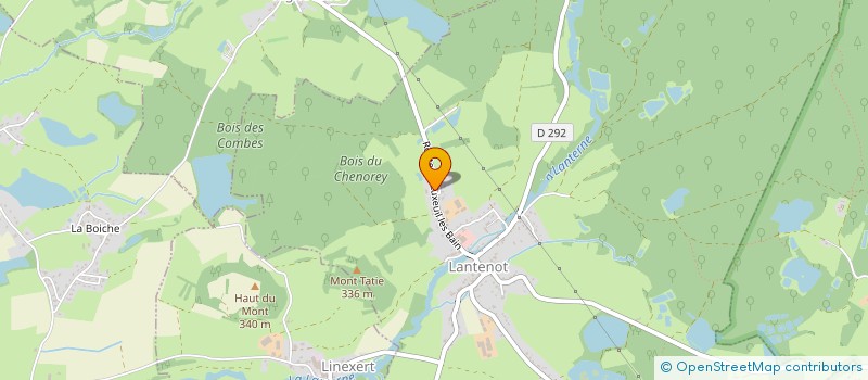 localisation de l'entreprise SCI SYLVAL  LANTENOT