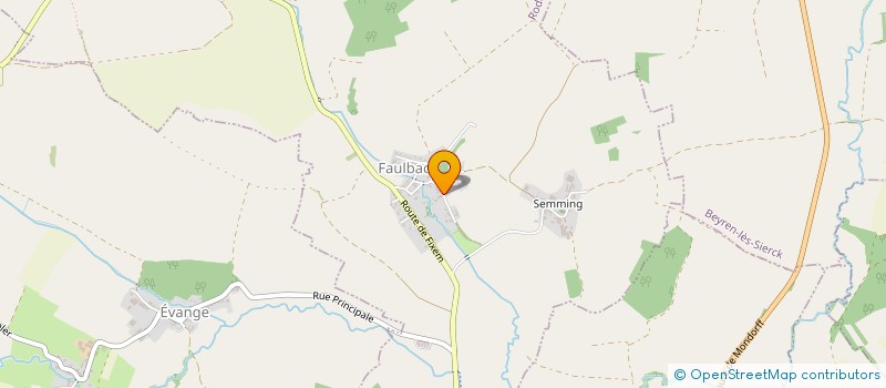 localisation de l'entreprise SCI SYLVALINE  RODEMACK