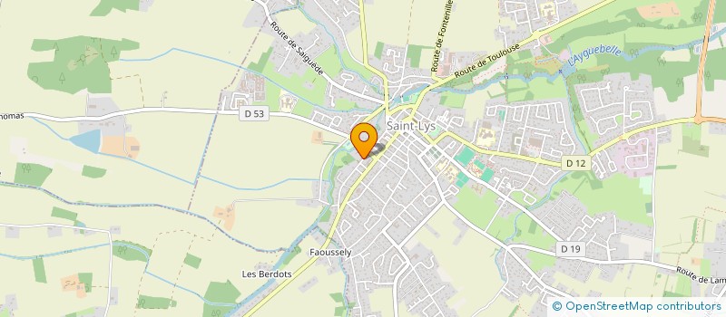 localisation de l'entreprise SCI SYLVANAUR  SAINT-LYS