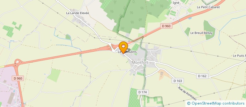 localisation de l'entreprise SCI SYLVANBRUNI  DOUE-EN-ANJOU