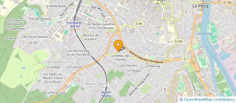 localisation de l'entreprise SCI SYLVANDIRE  SAINT-GERMAIN-EN-LAYE