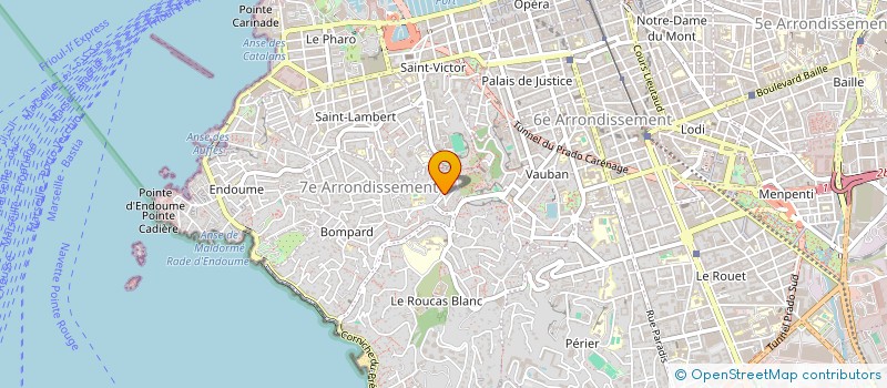 localisation de l'entreprise SCI SYLVE à MARSEILLE