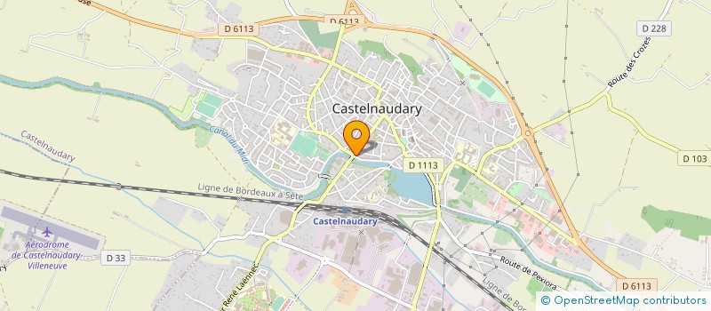 localisation de l'entreprise SCI SYLVER à CASTELNAUDARY