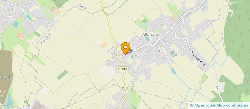 localisation de l'entreprise SCI SYLVERO  ALLOUAGNE