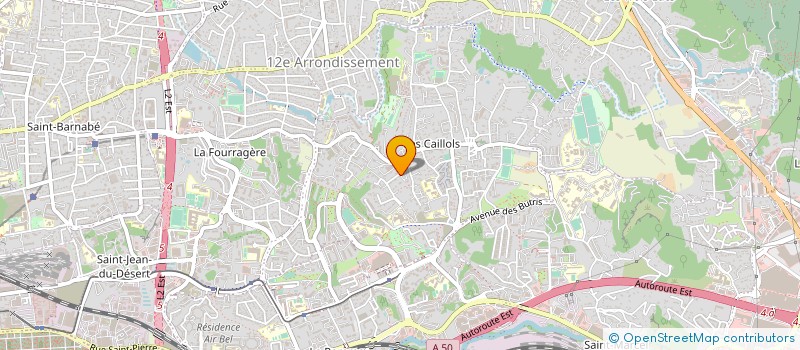 localisation de l'entreprise SCI SYLVESTRE à MARSEILLE
