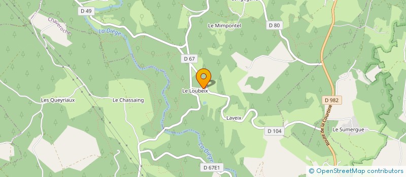 localisation de l'entreprise SCI SYLVESTRE  SAINT-PARDOUX-LE-VIEUX