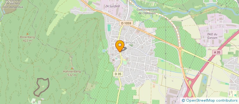 localisation de l'entreprise SCI SYLVESTRE  CHATENOIS