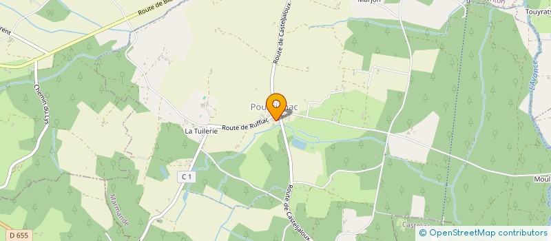 localisation de l'entreprise SCI SYLVESTRE  POUSSIGNAC