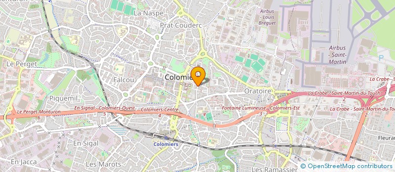 localisation de l'entreprise SCI SYLVESTRE-LOVERA à COLOMIERS