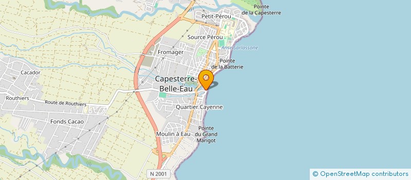 localisation de l'entreprise SCI SYLVIA à CAPESTERRE-BELLE-EAU