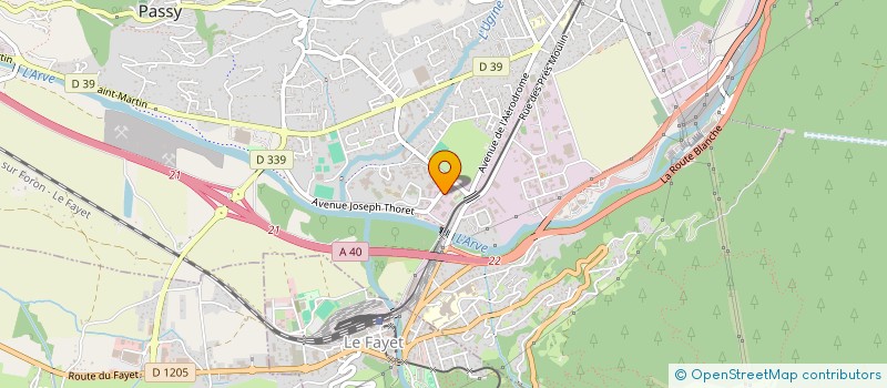 localisation de l'entreprise SCI SYLVIA  PASSY