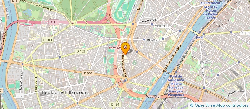 localisation de l'entreprise SCI SYLVIA NEUILLY  PARIS