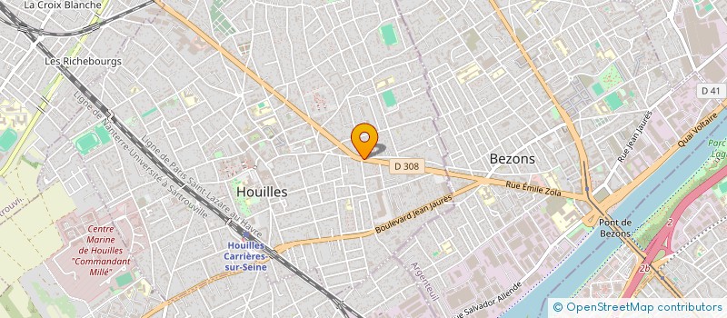 localisation de l'entreprise SCI SYLVIANNE  HOUILLES