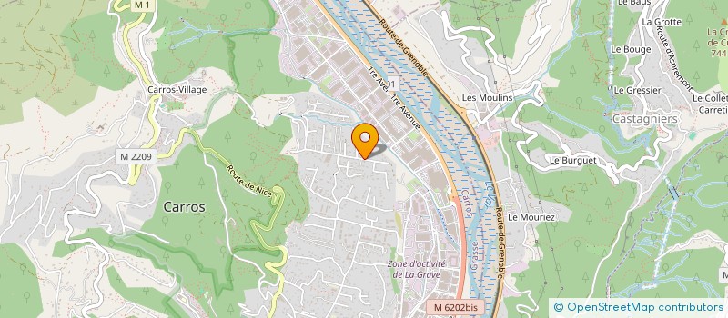 localisation de l'entreprise SCI SYLVIE à CARROS