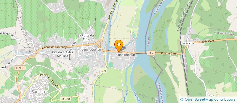 localisation de l'entreprise SCI SYLVIE PINARD  SAINT-SATUR