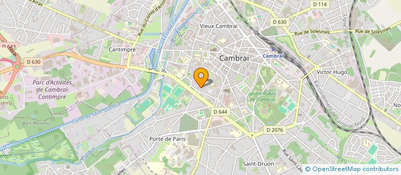 localisation de l'entreprise SCI SYLVIEN à CAMBRAI