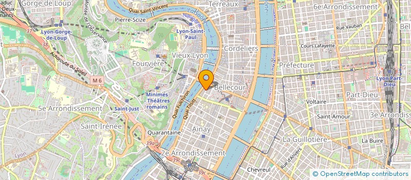 localisation de l'entreprise SCI SYLVINE  LYON