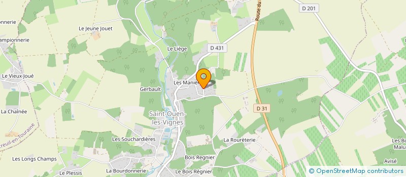 localisation de l'entreprise SCI SYLYAN  SAINT-OUEN-LES-VIGNES