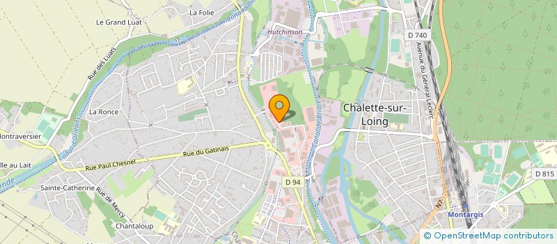 localisation de l'entreprise SCI SYM à CHALETTE-SUR-LOING