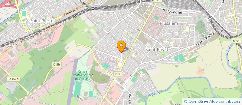 localisation de l'entreprise SCI SYM  MARLY