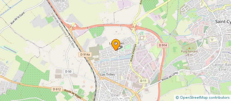 localisation de l'entreprise SCI SYM  ELNE