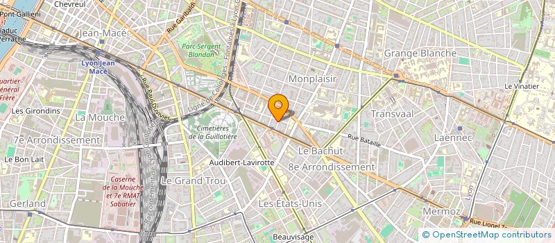 localisation de l'entreprise SCI SYM  LYON