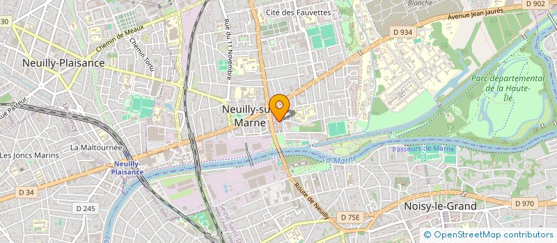 localisation de l'entreprise SCI SYM INVESTISSEMENT à NEUILLY-SUR-MARNE