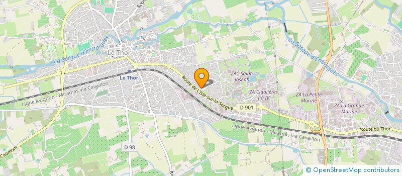 localisation de l'entreprise SCI SYMA à LE THOR